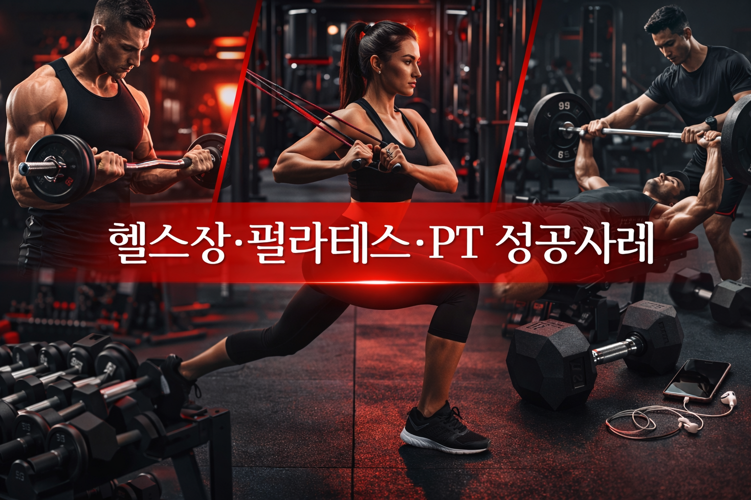 헬스장·필라테스·PT 성공사례 이미지